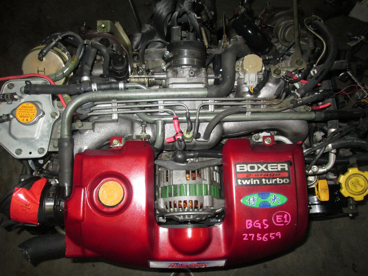 Buy Subaru Legacy GT Boxer JDM EJ20TT Engine EJ20 2 Stage Twin Turbo